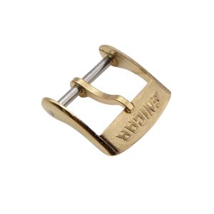 Enicar boucle vintage dorée - Golden buckle - 14mm