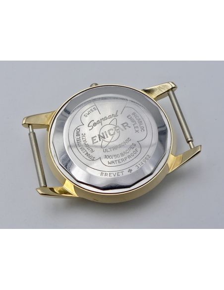 Enicar 100/50 BACPEF Boîtier plaqué - Gold plated case