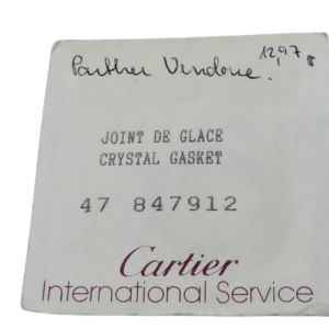 Cartier Panthère Vendôme joint de glace - Crystal gasket - 47847912