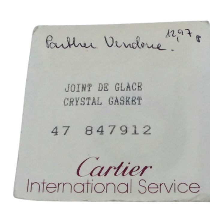 Cartier Panthère Vendôme joint de glace - Crystal gasket - 47847912