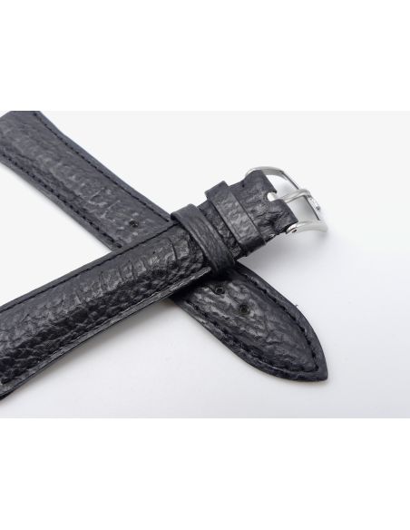 Corum Bracelet cuir avec boucle - Leather strap - 20mm