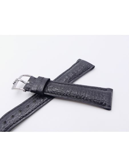 Corum Bracelet cuir avec boucle - Leather strap - 20mm