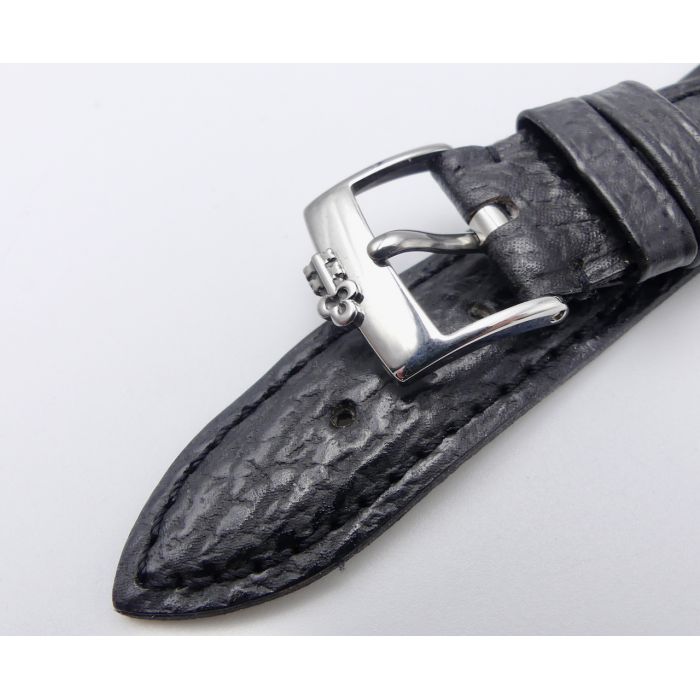Corum Bracelet cuir avec boucle - Leather strap - 20mm