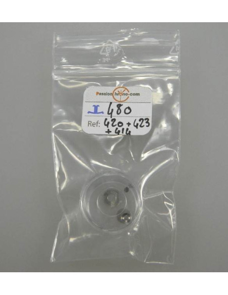 Jaeger LeCoultre 480 roue, noyau, assise de couronne