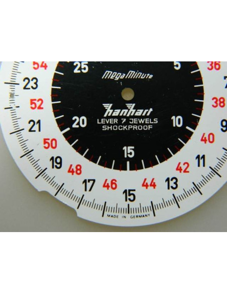 hanhart megaminute cadran