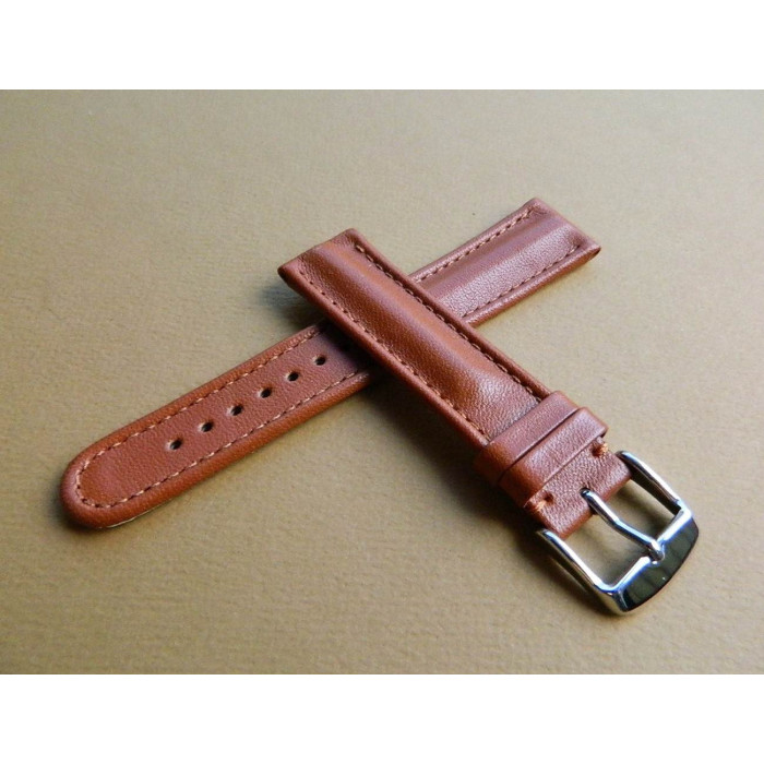 Bracelet cuir marron 20mm