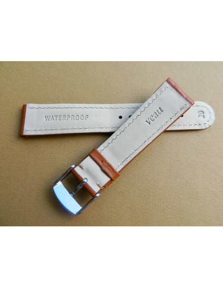 Bracelet cuir marron 20mm