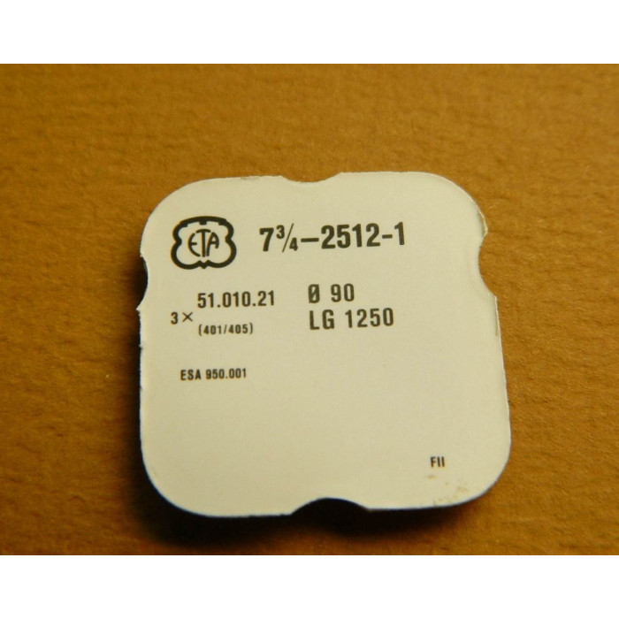 ETA 2512-1 - Tige de remontoir