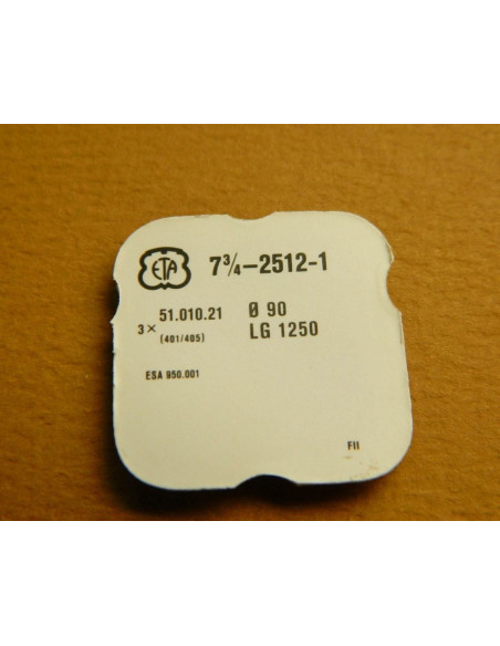 ETA 2512-1 - Tige de remontoir