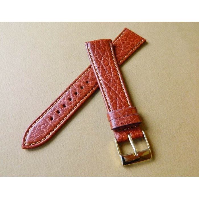 Bracelet cuir marron 20mm