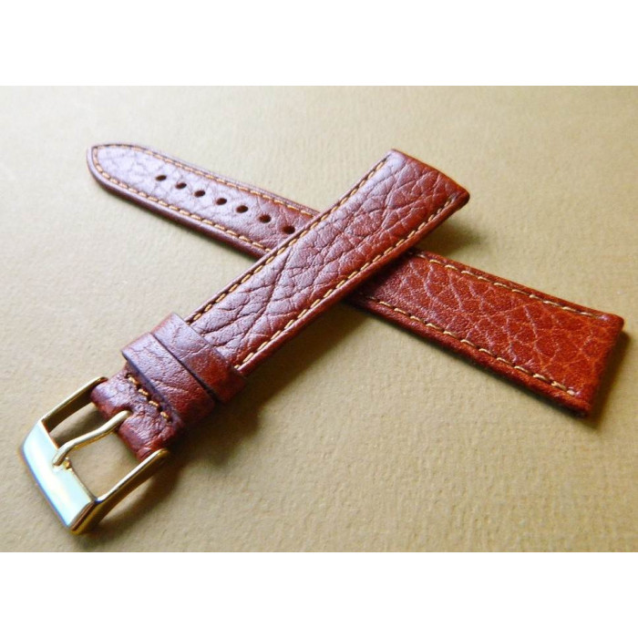 Bracelet cuir marron 20mm