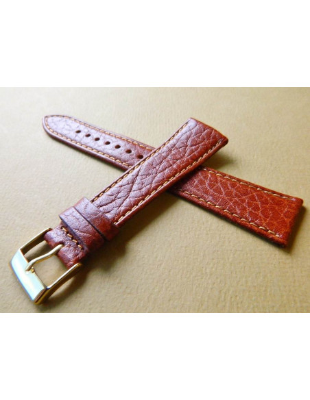 Bracelet cuir marron 20mm