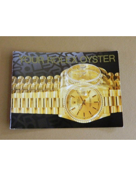 Livret d'instructions ROLEX OYSTER en Anglais