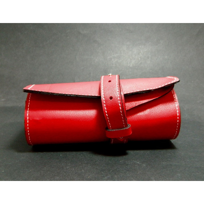 Marmotte Haut de gamme - cuir rouge - 6 montres